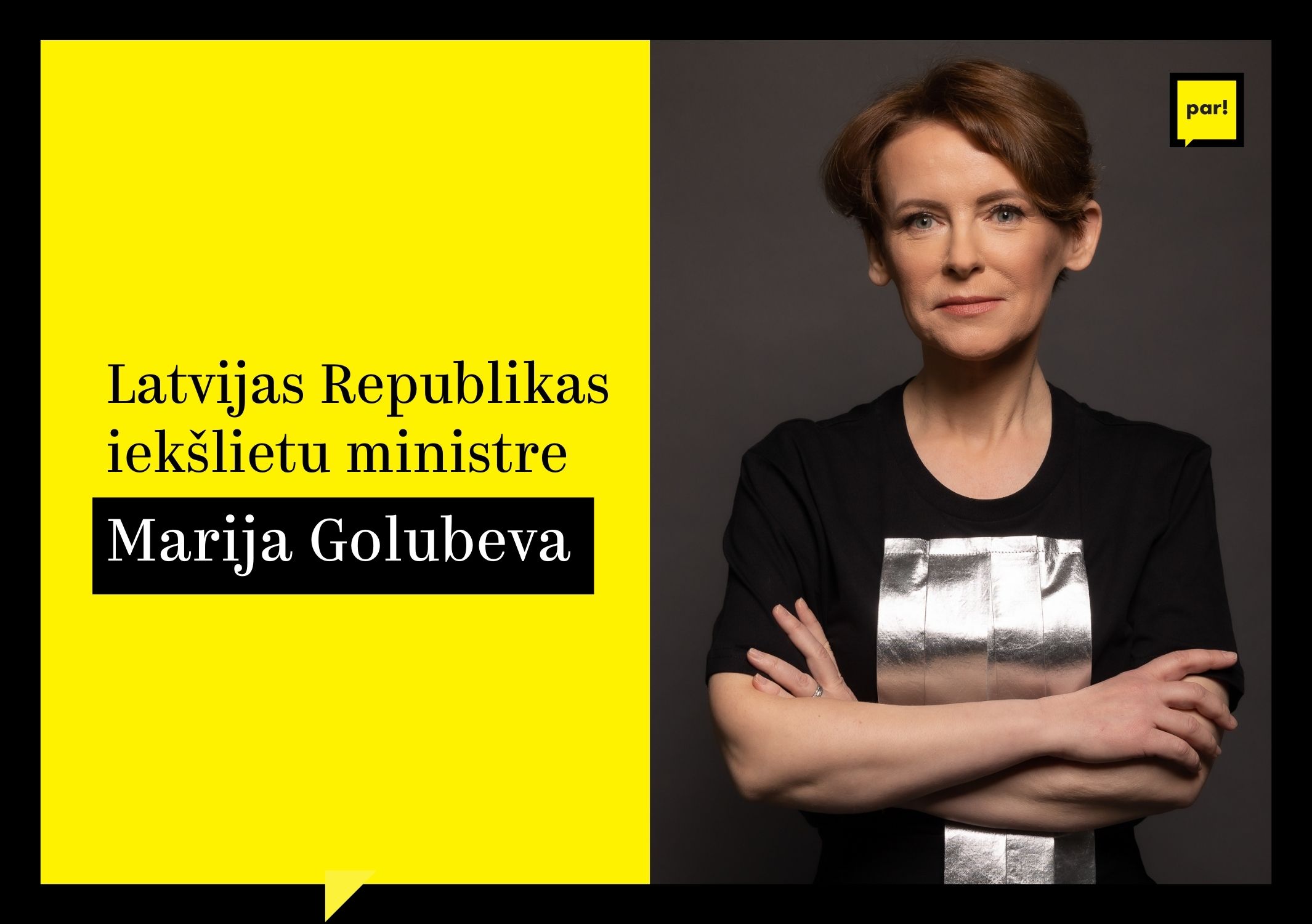 Marija Golubeva: galvenie uzdevumi Iekšlietu ministrijā