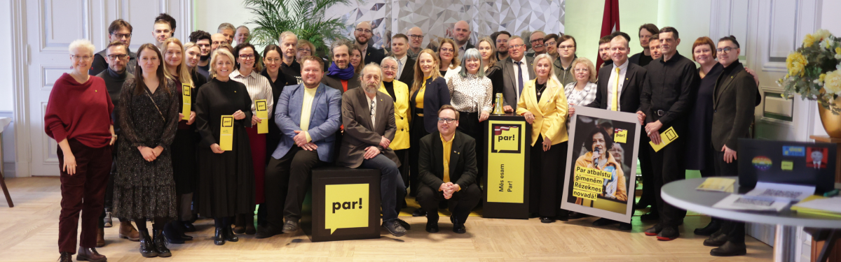 Kustība “Par!” startēs 15. Saeimas vēlēšanās